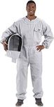 Bees & Co U74 Natural Cotton Beekeeper Suit With Fencing Veil