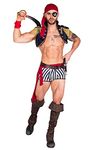 Roma Men's Captain Hunk Sexy Fancy Dress Costume Medium