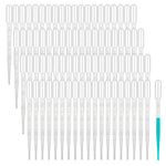 400 Pieces Disposable Plastic Transfer Pipettes, 3ML Calibrated Dropper Suitable for Science Laboratory, DIY Art