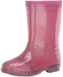 carter's Girls' Isa Pull-on Rainboot Rain Boot, PINK, 11 M US Little Kid