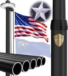 IOEN 25FT Heavy Duty Flag Pole Kit 
