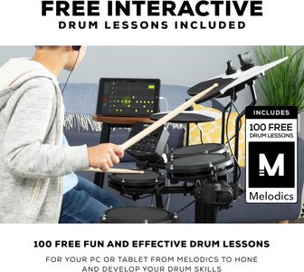 Alesis Debut Kids Electronic Drum Kit – Complete Beginner Set