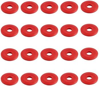 Indanpow 20-Pack Nylon CO2 Regulator Washers Fits All CGA-320 Fittings