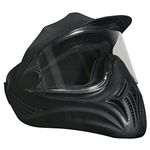 Empire Adult Black Helix Simple Screen Mask Paintball Mask, One Size