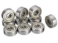 624ZZ Deep Groove Ball Bearings Skateboard Bearings Dust Proof of Double Steel Cover Bearings 3D Printer or Robotics or DIY Projects Fitness Equipment Electrical Motors etc 624Zz 4x13x5mm (10 pc)