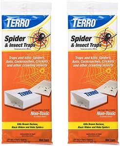 TERRO Spider & Insect Traps (8 Traps, Multi)