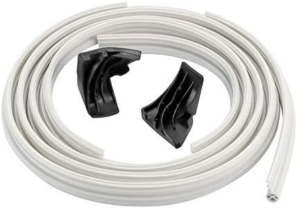 【UPGRADE】WD08X10057 Dishwasher Door Gasket Seal Kit with WD8X227 & WD8X228 Corner Gaskets Compatible With G-E Ken-more Dishwasher Door Seal 1088473 AP3798079 EAP958908 PS958908 PS263963 - BY AMI PARTS