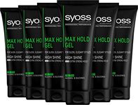 Syoss Gel Max Hold Hold Level 5 Mega Strong Pack of 6 x 250 ml