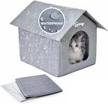 Toozey Sturdy Outdoor Cat House Bon