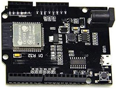 HiLetgo UNO R3 D1 R32 ESP32 ESP-32 CH340G WiFi+Bluetooth+UNO Development Board WiFi Bluetooth 4MB Flash with Micro USB for Arduino