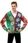 Ugly Christmas Cardigan for Men, Un