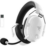 Razer BlackShark V2 Pro Wireless Gaming Headset 2023 Edition: 50MM Titanium Drivers - HyperClear Super Wideband Mic - Noise-isolating Earcups - 70 Hour Battery Life - White - RZ04-04530200-R3M1