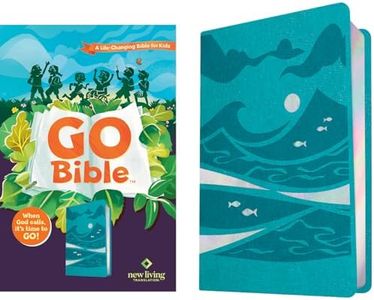 NLT GO Bible for Kids (LeatherLike, Teal Ocean): A Life-Changing Bible for Kids