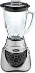 Oster Pro 500 Blender with 2 Pre-Programmed Settings and 6-Cup Glass Jar | 1.41 L | Brushed Nickel