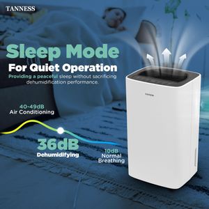 Tanness 12L Dehumidifier – Compact Home Moisture Absorber