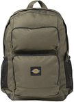 Dickies Double Pocket Backpack, Moss Green, AL, Double Pocket Backpack