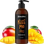 Mango Massage Oil for Body Massages - Tropical Aroma Non Sticky Massage Oil for Relaxing Full Body Massage 236mL