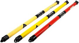 CanDo Slim WaTE Bar 3 Piece Set - 1, 2, 3 lbs, Total Body Workout Weighted Exercise Bar for Strength Training, Toning, and Physical Therapy