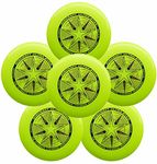 Discraft Ultra-Star 175g Ultimate Frisbee Sport Disc (6 Pack) Yellow