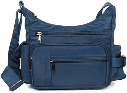 VOLGANIK ROCK RFID Anti Thief Crossbody Bag for Women Waterproof Shoulder Bag Messenger Bag Casual Nylon Purse Handbag