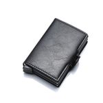 Nathalie Card Holder RFID Automatic Pop-Up Double Compartment Wallet Slim Business Credit Card Minimalist Secure Holder