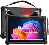 MUNBYN Rugged Tablet with Barcode Scanner,10.1-inch Windows 11 Pro Tablet, Works with HW N4680 Scanner, Wi-Fi 6, 1000nit Sunlight Readable, 4G LTE for Warehouse, 2Y Protection