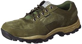 Woodland Men's Olive Green Leather Casual Shoe-9 UK (43 EU) (OGC 3737120NW)