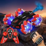 GRAPHENE 4x4 RC Remote Control Car Toy for Kids Boys Adults Stunt Drift Car Hand Sensor Gesture Control 360° Spin 4WD High Speed Spray Mist Crawler Rotating Off Road Smoke Racing Car for 5+ Years