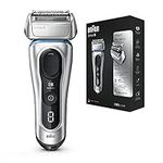 Braun Series 8 8330s Next Generation, Electric Shaver for Men, Rechargeable and Cordless Razor, Silver, Fabric Travel Case, Wet and Dry, Foil Shaver