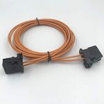 Proscan Automotive MOST fiber fibre optic optical cable MALE to MALE 2 meters