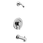 Moen Align Chrome Posi-Temp Pressure Balancing Modern Tub and Shower Trim Kit Without Showerhead Valve Required, T2193NH