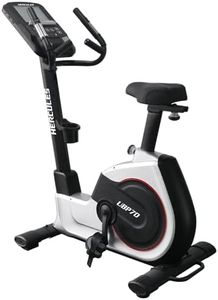 Hercules Fitness Ubp70 Upright Bike With 16 Kgs. Fly Wheel | Electro Magnetic | Fitness Cycle For Home And Gym Workout | Ideal For Tummy & Lower Body | Max User Weight 170Kg, Black