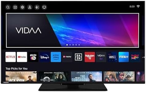 Toshiba 43 Zoll VIDAA TV Fernseher (4K UHD Smart TV, HDR Dolby Vision, Triple-Tuner, Bluetooth, Dolby Audio) 43UV3463DAW
