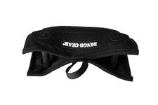 DINGO GEAR Universal Bite Wedge for Dog Training, K9, IGP, Obedience, Dogs Sports, Nylcot, Mini Sleeve with 1 Handle, 2 Holders Inside, Soft, Black (S00703)