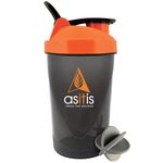 AS-IT-IS Nutrition Shaker Bottle - 470ml, Black