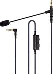 Cable Boom Microphone Compatible with HyperX Cloud Flight | 3.5mm Jack Headphone - Volume Control for Playstation PS4 or Xbox One Controller, PC, Tablet,Laptop,Smartphone - Boompro Gaming Mic (150CM)