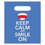 Practicon 1109656 Keep Calm Patient Bags, Small (Pack of 100)
