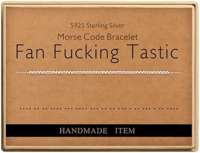 Inspirational Fucking Badass Morse Code Bracelet for Women - Funny Best Friend Birthday Gift