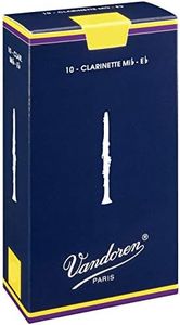 Vandoren Traditional Eb Clarinet Reed Pack of 10, Strength 2.5