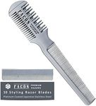 Facón Professional Hair Razor Comb 