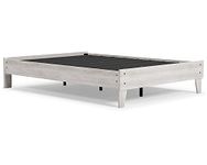 Signature Design by Ashley Shawburn Casual Queen Platform Bed, Whitewash