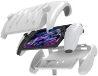 JDDWIN Protective Case Compatible with PlayStation Portal,Hard Cover Shell and TPU Back Case with Adjustable Kickstand for PS Portal (White)