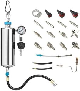 Fuel Injector Cleaner Kit, Non-Dismantle Fuel System Cleaner 1000ML 150PSI Fuel Injector Cleaner Tool, Pressure Adjustment & Relief Car DIY Fuel Injector Cleaning Kit for Gasoline Car Throttle Body