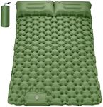 Alpen Double Portable Sleeping Pad Self Inflating Waterproof 2 Person Camping Mattress Inflatable Foot Press Ultralight Mat with Pillow for Backpacking, Hiking, Traveling