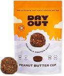 Day Out Protein Snack Balls | Peanut Butter Cup 6 Pack Snack Bites | Gluten-Free, Dairy-Free, Vegan Treat | Convenient Ready to Eat Healthy Dessert Energy Bites | Includes 18 Servings