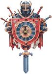 Jollitot 3D Puzzles for Adults, Knight Wall Clock 3D Wooden Puzzles Clock Kits for DIY Birthday Gift for Women Men Home Decor Holiday Christmas