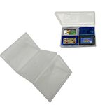 XBERSTAR 4in1 Storage Box Protective Case for GameBoy GBA GBASP Game Cartridge Card (Transparent)