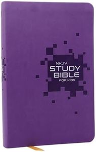NKJV Study Bible for Kids, Purple Leathersoft: The Premier Study Bible for Kids