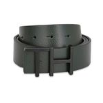 Tommy Hilfiger Tuscola Men Reversible Leather Belt - Olive+Black, L 1m