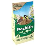 Peckish 60051272 No Grow Seed Mix for Wild Birds, 1.7 kg,package may vary, Red